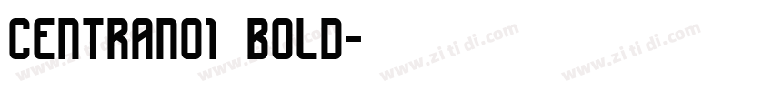 centrano1 bold字体转换